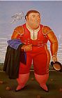 Fernando Botero Famous Paintings - Matador 1985